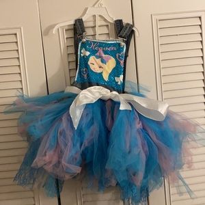 Toddlers dressy dress and custom made tutu
